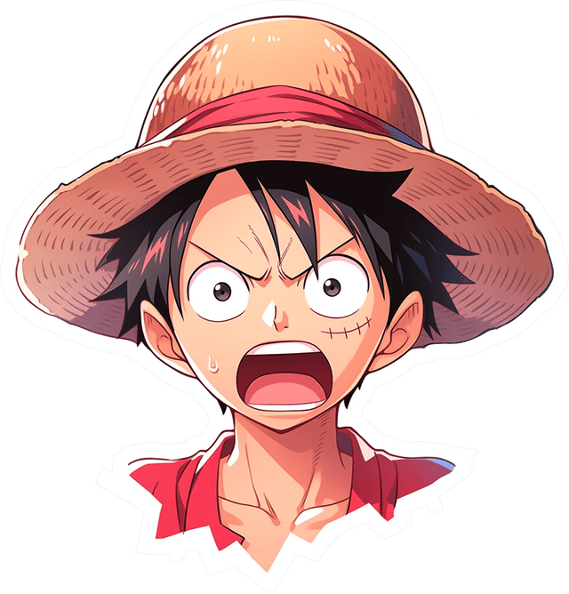 Shocked Luffy
